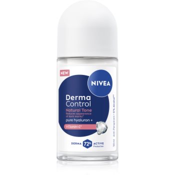 NIVEA Derma Control Natural Tone deodorant roll-on antiperspirant impotriva petelor intunecate - imagine 2